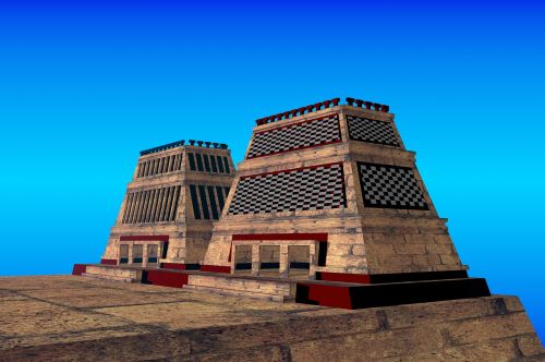 Templo Meras, Tenochtitlan, Meksika