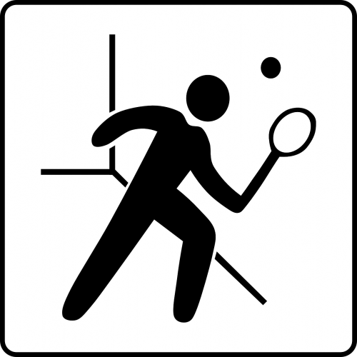 Tenisas, Sportas, Skvošas, Nemokama Vektorinė Grafika