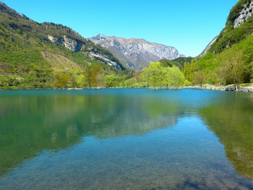 Tenno Ežeras, Lago Di Tenno, Italy, Ežeras, Vandenys, Kraštovaizdis, Šventė, Kalnai, Vanduo, Gamta