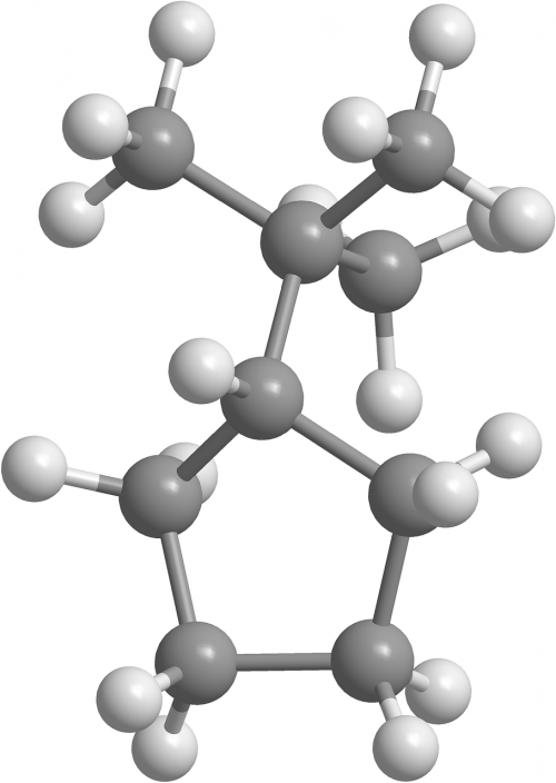 Terbutilcikloheksano, Cikloalkanos, Alkanai, Chemija, Ekologiškas, Molekulės, 3D