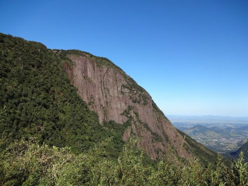 Teresopolis, Brazilija Rio De Janeiro Kraštovaizdis, Kalnas, Royalty Free