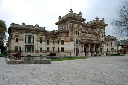 Terme, Berzieri, Salsomaggiore, Palazzo, Statyba, Italy, Architektūra