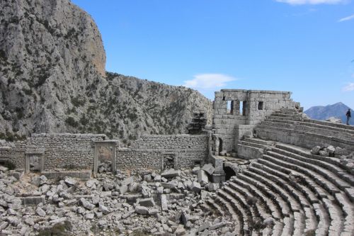 Termessos, Antalija, Turkija, Amfiteatras