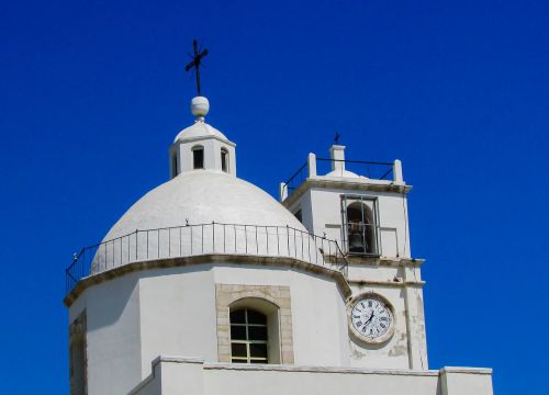 Terra Santa, Malonių Virgininė Marija, Katalikų Bažnyčia, Franciscan, Larnaka, Kipras, Architektūra, Religija, Bažnyčia, Kupolas, Varpinė