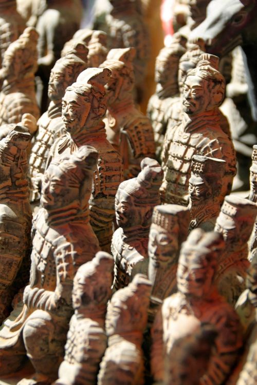Terakota, Karys, Kinija, Xian, Skulptūra, Mitologija