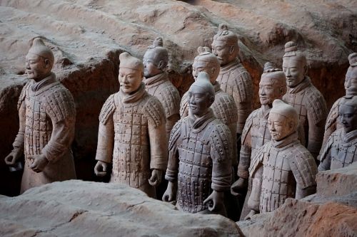 Terakotos Armijos, Terakotos Kariai, Terakota, Xian, Kinija, Skulptūra