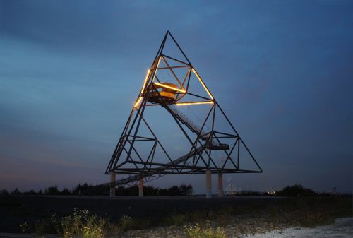 Tetraedras, Bottrop Germany, Sąvartynas, Ruhr Area, Pramoninis Paveldas, Pramoninė Architektūra, Menas