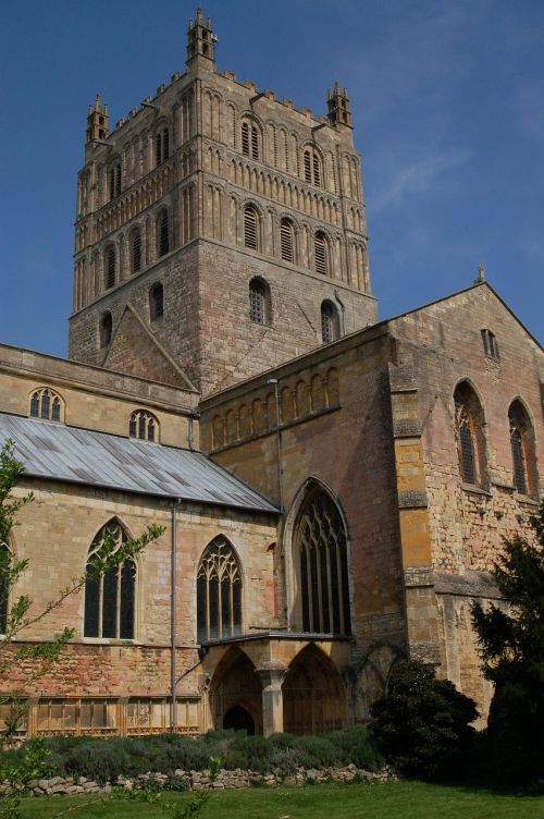 Tewkesbury, Katedra, Anglija