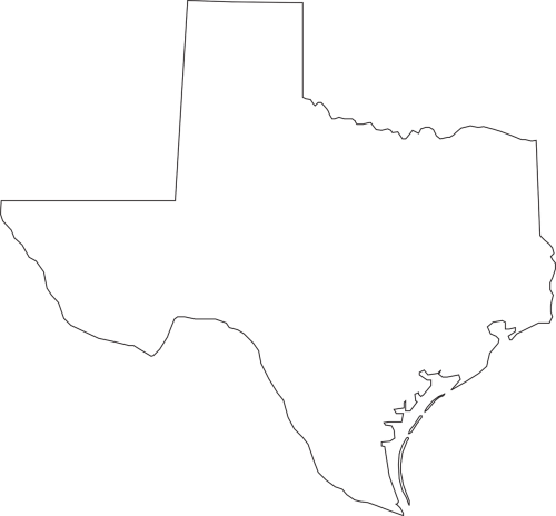 Texas, Žemėlapis, Geografija, Valstybė, United, Valstijos, Amerikietis, Nemokama Vektorinė Grafika