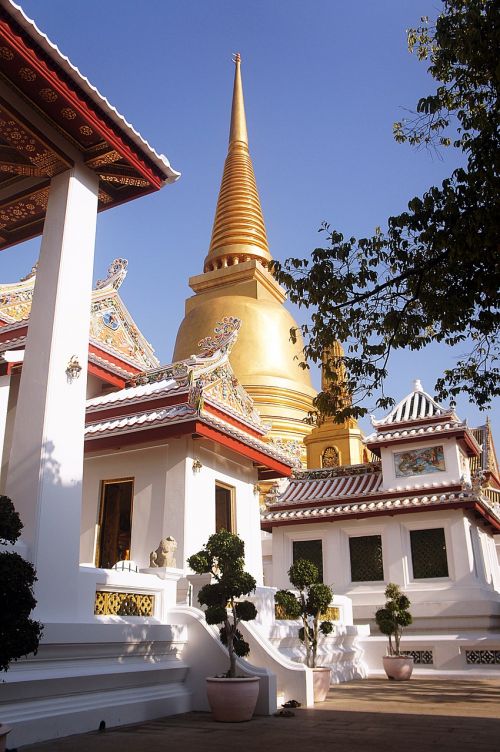 Tailandas, Priemonė, Wat Niwet, Architektūra, Auksas, Šventykla, Tikėjimas, Buda, พระ, Pagoda