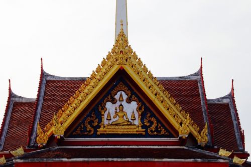 Tailandas, Bangkokas, Šventykla, Stogas, Asija, Rūmai, Pastatas, Architektūra, Tajų, Į Pietryčius, Budizmas, Karališkasis Rūmai, Spalvinga, Apdaila, Ornamentas