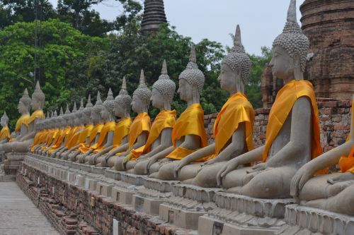 Tailandas, Buda, Statulos, Religija, Asija, Budizmas, Buda, Religinis, Tajų, Šventykla, Senovės, Kelionė, Budistinis, Wat, Dvasinis, Siam