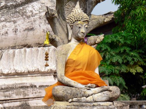 Tailandas, Ayutthaya, Šventykla, Buda, Religinis, Šventykla, Senoji Šventykla, Senovinis