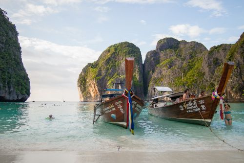 Tailandas, Paplūdimys, Majonezas, Papludimys, Asija, Ko, Paplūdimio Jūra, Vanduo, Boot, Šventė, Gražūs Paplūdimiai, Ko Phi Phi, Koh Phi Phi