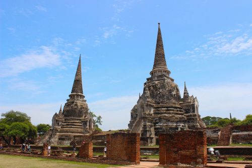 Tailandas, Ayutthaya, Miestas, Kraštovaizdis