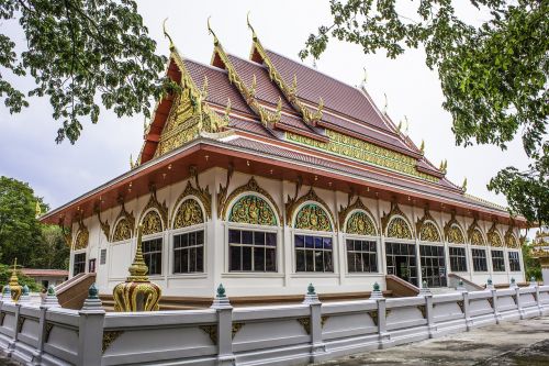 Tailandas, Ubolratana, Isan, Šventykla, Khon-Kaen, Wat