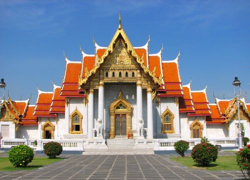 Tailando Šventykla, Marmuro Šventykla, Wats, Budistinis, Budizmas, Tailandas