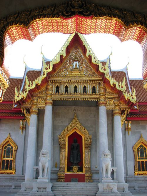 Tailando Šventykla, Marmuro Šventykla, Wats, Budizmas, Budistinis, Architektūra, Tailandas
