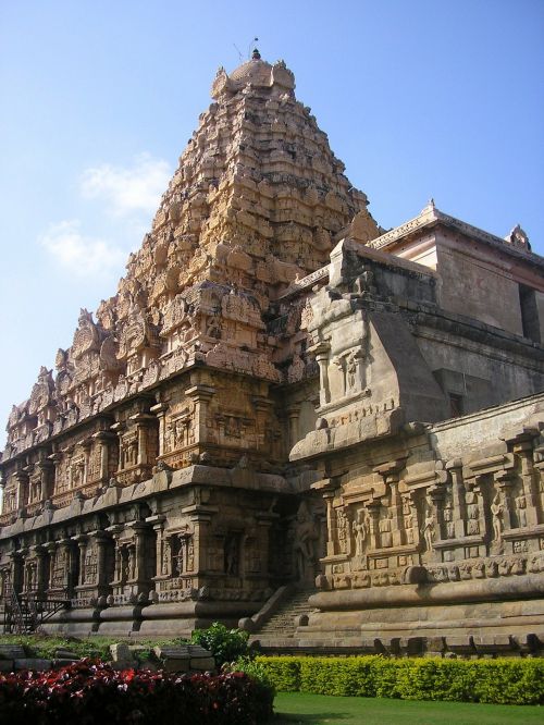 Thanjavur, Indija, Šventykla, Hindu, Indijos, Hinduizmas, Tamilis, Architektūra, Asija, Senovės, Orientyras, Asian, Paminklas, Pastatas, Skulptūra, Religija, Šiva, Akmuo, Paveldas, Unesco, Garbinimas