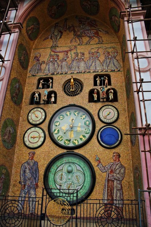 Astronominis Laikrodis, Olomoucas, Paminklas, Architektūra, Čekijos Respublika, Miestas