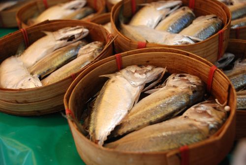 Krepšys, Jūros Gėrybės, Maistas, Žuvis, Turgus, Tradicinis, Tailandas, Žuvų Laikytojas