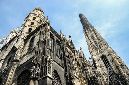 Katedra, Bažnyčia, Vienna, Austria, Architektūra, Paminklas, Pastatas