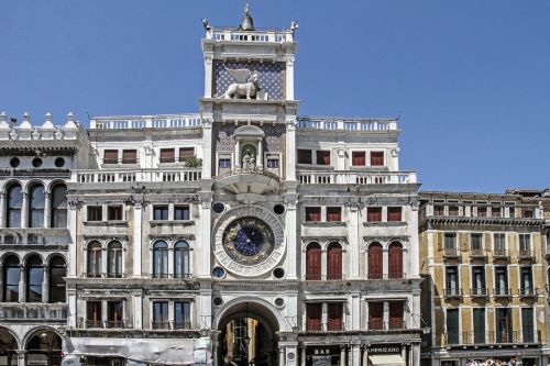 Laikrodžio Bokštas, Laikrodzio Bokstas, St Ženklo Aikštė, Venecija
