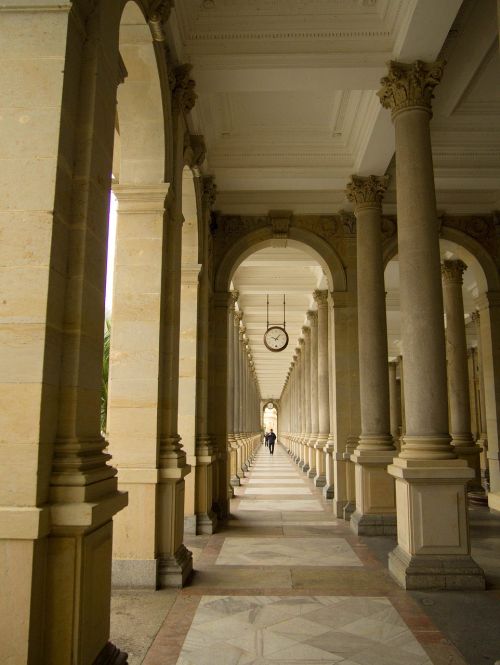 Kolonada, Perspektyva, Karlovy Variuosi, Architektūra
