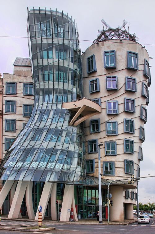Šokių Namas, Prague, Blauzdykis, Architektūra, Pastatas, Stiklas