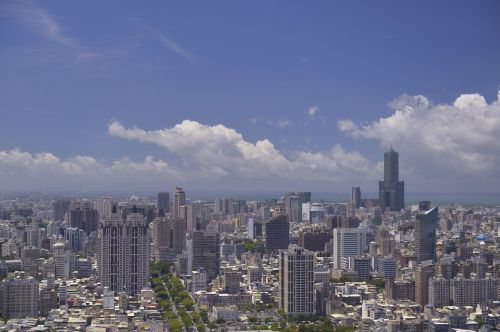 Skaitmeninė Ateitis, Kaohsiung Dangus, Taivanas, Miesto Kraštovaizdis, Miesto
