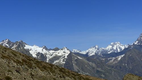 Nacionalinis Parkas Ecrins,  Peizažai,  Gamta,  Kalnas,  Alpės,  Snieguotas Kalnus,  Pavasaris,  Champsaur,  Hutes Alpes