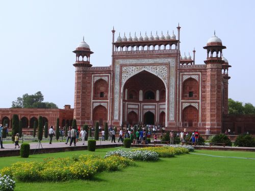 Didieji Vartai, Darwaza-I-Rauza, Vidinis Vaizdas, Taj Mahal, Agra, Indija