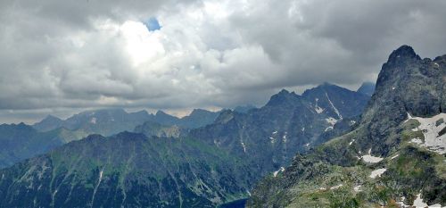 Aukštas Tatras, Kalnai, Debesys, Audros Debesys, Kraštovaizdis, Turizmas