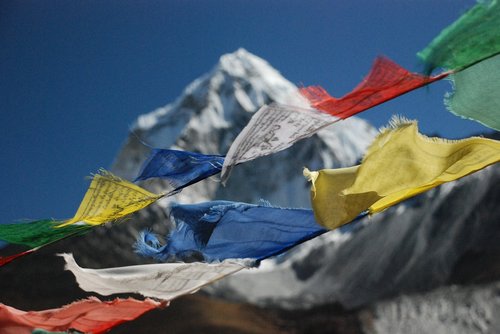 Himalajai,  Nepale,  Maldos Vėliavos,  Tibeto Vėliavos