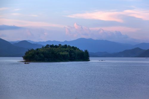 Sala, Rezervuaras, Vakaras, Užtvankos, Nacionalinis Parkas, Tailandas