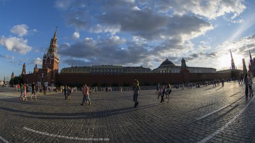 Kremlius, Raudonas Kvadratas, Moscow, Rusija, Spasskaya Bokštas, Debesys, Architektūra, Tvirtovė, Plotas
