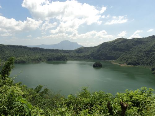 Ežeras,  Taal & Nbsp,  Ežeras,  Vaizdas,  Gamta,  Vanduo,  Medžiai,  Lapai,  Filipinai,  Žolė,  Ežeras