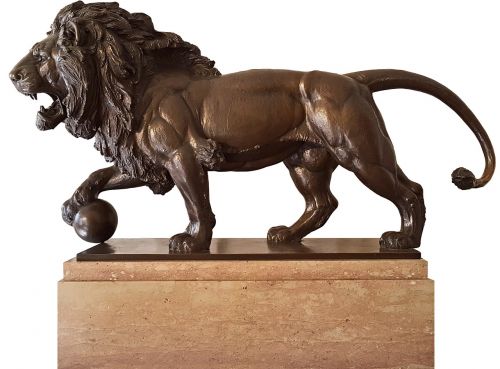 Liūtas,  Statula,  Be Honoraro Mokesčio