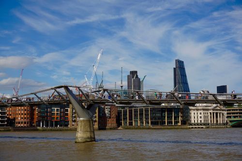 Tūkstantmečio Tiltas, Londonas, Bro, Upė, Miestas, Miesto