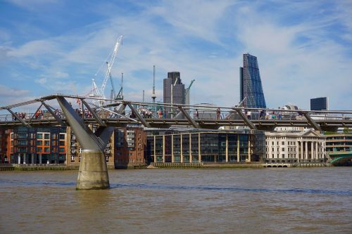 Tūkstantmečio Tiltas, Londonas, Bro, Upė, Miestas, Miesto