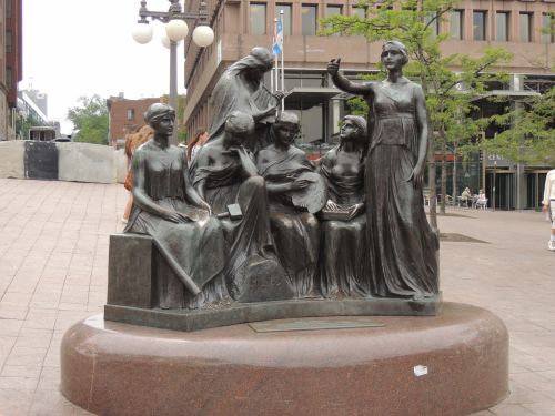 Quebec & Nbsp,  Miestas,  Les & Nbsp,  Muses & Nbsp,  Statula,  Statula,  Skulptūra,  Muses