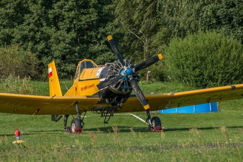 Lėktuvas, Skristi, Aviacija, Dangus, Sparnai, Propeleris, Skrydis, Kelionė, Senas, Masłów, Swietokrzyskie, Lenkija