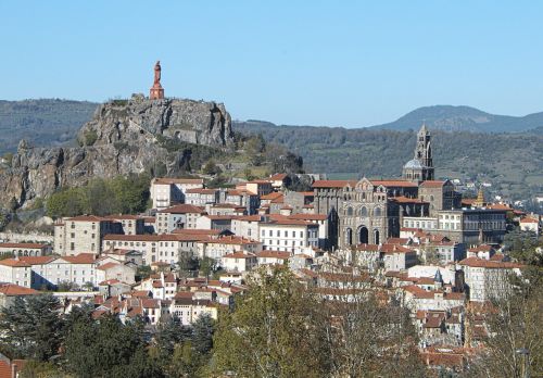 Velajis, Auvergne, Panorama, Ugnikalniai, Uptown