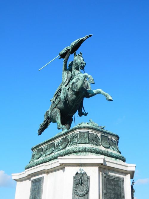 Statula, Arklys, Bronza, Raitelis, Paminklas, Vienna, Franz Josef