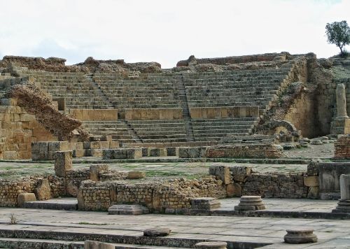 Teatras, Timgad, Batna, Algeria
