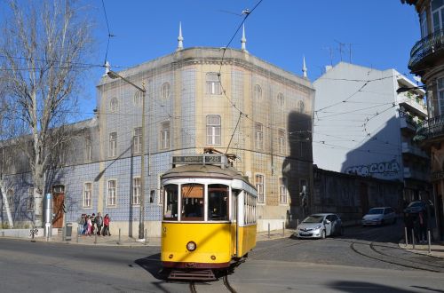 Tramvajus, Lisbonas, Trasa, Transportas, Portugal