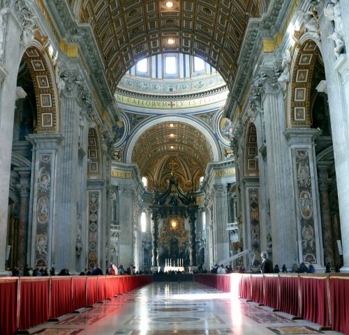Vatikanas, Šv. Petro Katedra, Roma, Bazilika, Bažnyčia, Architektūra, Nawa, Akmens Bažnyčia