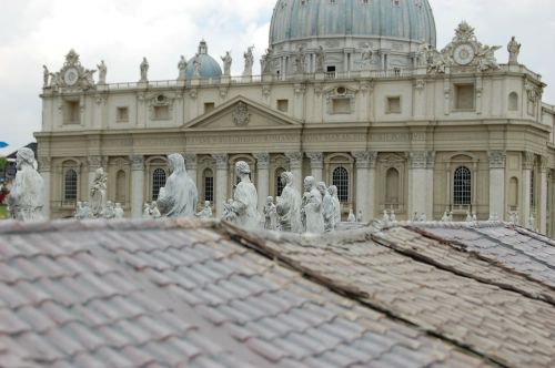 Vatikanas, Pastatas, Miniatiūrinė, Popiežius, Architektūra, Paminklas, Unesco, Statula