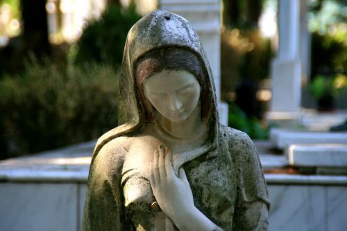 Virgin Mary, Statula, Moteris