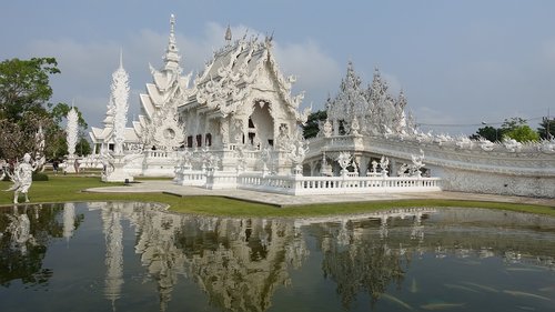 Balta Šventykla,  Čiangrajaus,  Tailandas